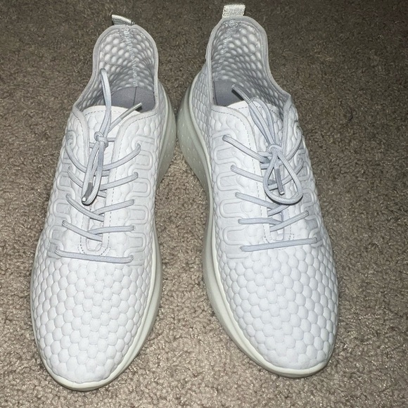 ECCO Womens Therap Gray Textured Athletic Training Lace Shoes Sneakers 8-8.5 - Picture 6 of 10